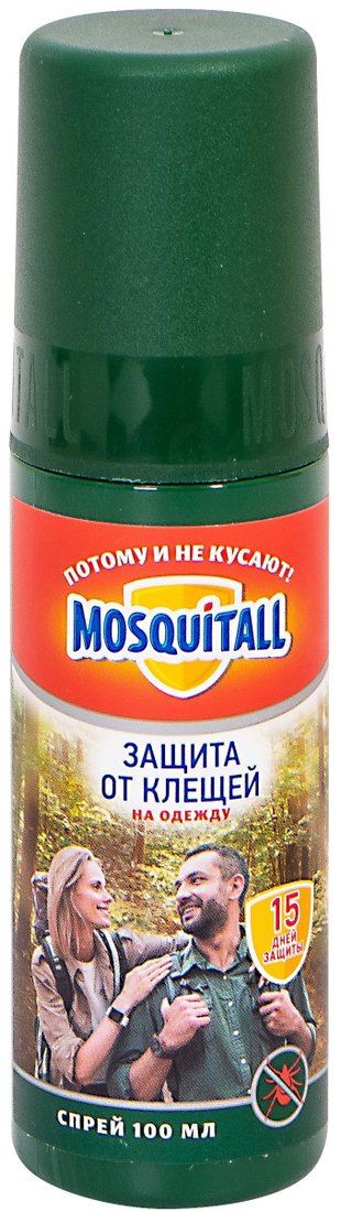 

Спрей от насекомых Mosquitall Защита от клещей 100 мл