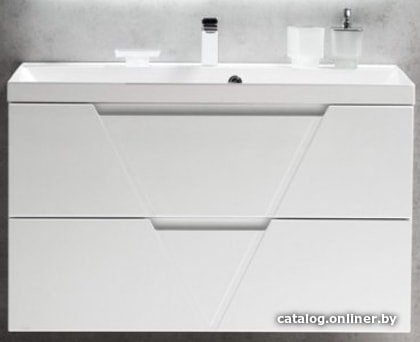 BelBagno Тумба под умывальник Vittoria-1000-2C-SO-BL (bianco lucido)