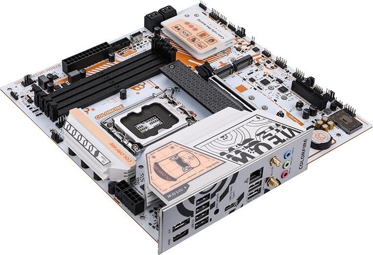 Colorful Colorfire B760M-Meow WiFi D5 Orange материнскую плату