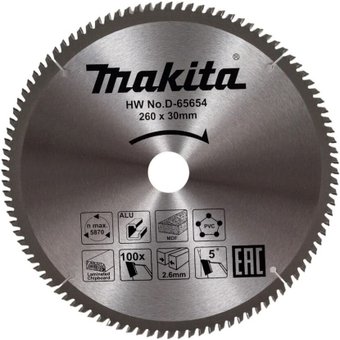 Пильный диск Makita D-65654