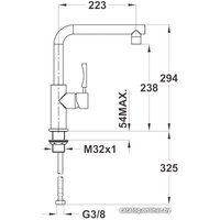 Смеситель TEKA INX 914 (хром)