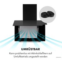 Кухонная вытяжка Klarstein Amelia 60 (черный)