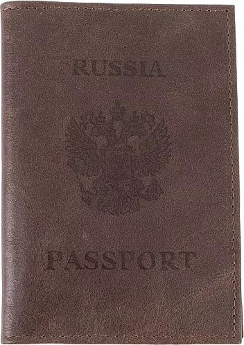 

Обложка для паспорта Poshete 604-117K/NPK-BWB (коричневый)