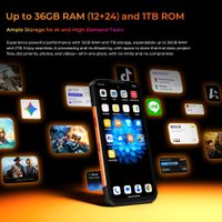 Телефон Oukitel WP500 12GB/1TB (черный)