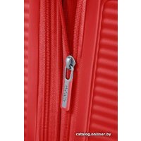 Чемодан-спиннер American Tourister SoundBox Coral Red 67 см
