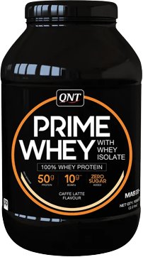 

Протеин сывороточный (изолят) QNT Prime Whey (латте, 908г)