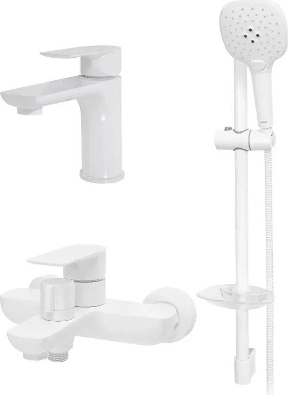 

Комплект смесителей Hansberge H7099 (белый)