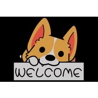 Придверный коврик Venera Home Welcome 60x90