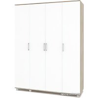 Шкаф распашной Modern Ева Е40 (серый дуб/белый)