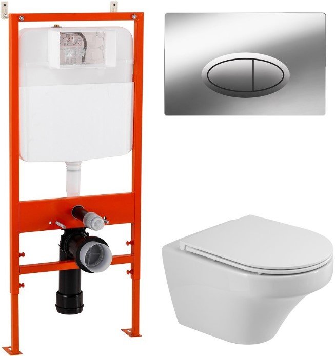 

Унитаз подвесной BelBagno CZR-2462-TH-TOR/CZR-870-SC/BB026/BB051CR