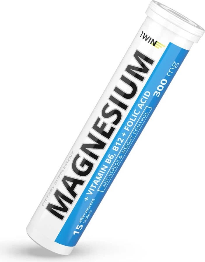 

Комплекс 1WIN Магний 300 мг + В6 (15 шипучих таблеток)