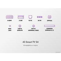 Телевизор Haier 43 Smart TV S4