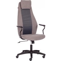 Офисное кресло TetChair Aviator флок/ткань (серый/серый)
