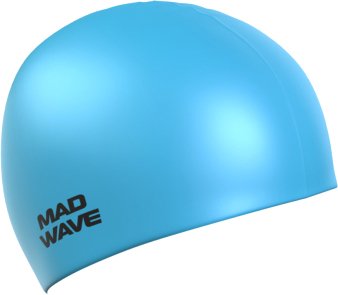 

Шапочка для плавания Mad Wave Light Big (голубой)