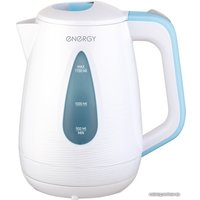 Электрический чайник Energy E-214 (белый/голубой)