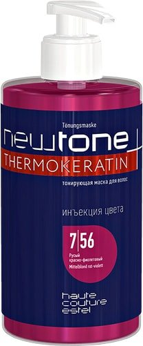 

Маска Estel Professional Тонирующая для волос Newtone Thermokeratin 7/56