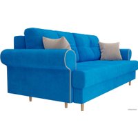 Диван Лига диванов Сплин 101677 (велюр, голубой)