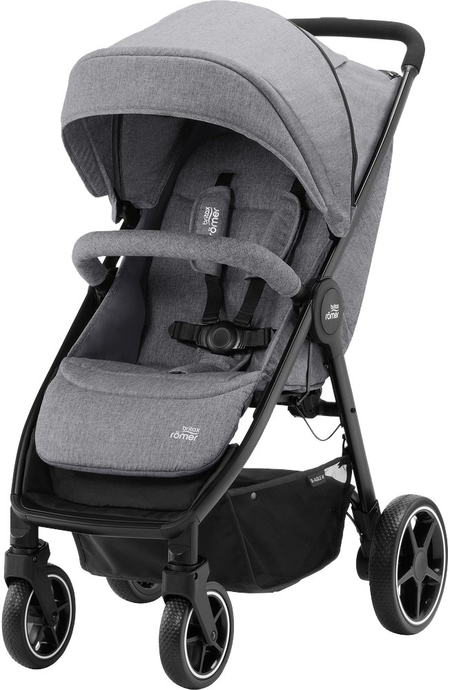 

Коляска прогулочная «книга» Britax Romer B-Agile M (elephant grey)