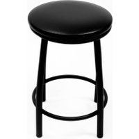 Табурет ВВР Премиум (черный/черный, экокожа)