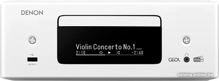 Сетевой CD-ресивер Denon RCD-N12DAB (белый)