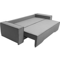 Диван Krones Цезарь 4 Lux (велюр темно-серый)