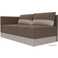 Тахта Лига диванов Никас 105210 (левый, коричневый/бежевый)
