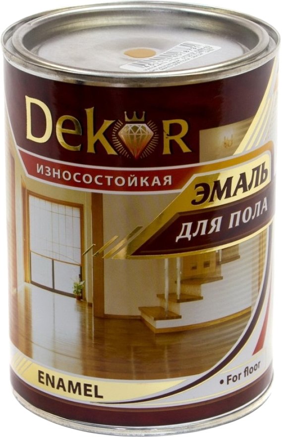 

Эмаль Dekor для пола (красный/коричневый, 0.8 кг)
