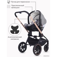 Универсальная коляска Rant MOWbaby Zoom PU (2 в 1, gold beige)