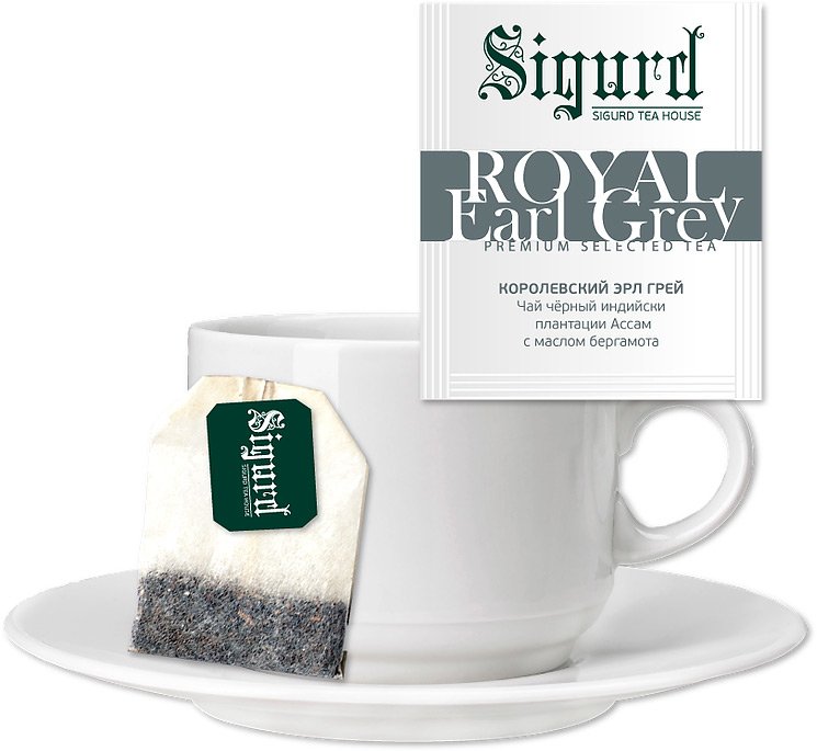 Черный чай Sigurd Royal Earl Grey 30 шт