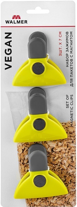 

Прищепка/зажим Walmer Vegan W30027025 (3 шт)