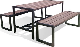 Обеденная группа СтальСнабДизайн Лофт из ДПК