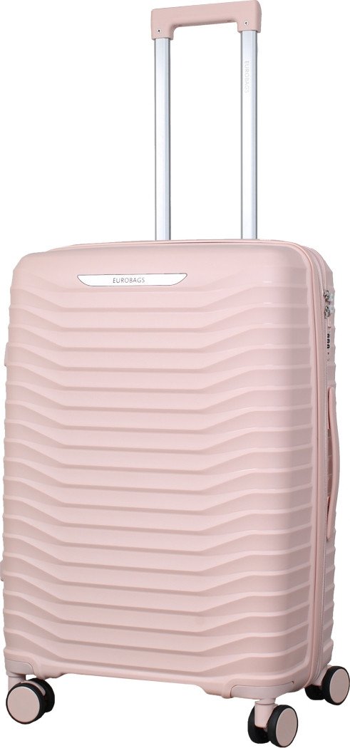 Чемодан-спиннер Eurobags PP-N21 M (розовый)