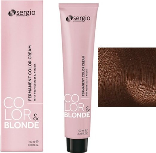 

Крем-краска для волос Sergio Professional Color&Blonde 6 cioccolato темно-русый шоколад