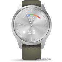 Гибридные умные часы Garmin Vivomove Style (серебристый/зеленый)