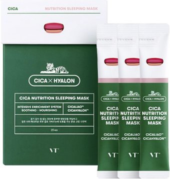  Vt Cosmetics Набор масок для лица Cica Nutrition Sleeping Mask 20 шт