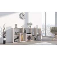 Стеллаж Империал Матрица (дуб молочный)