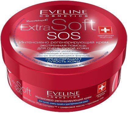 

Eveline Cosmetics Крем для тела Sos Интенсивно Регенерирующий Extra Soft 200 мл