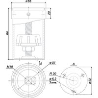 Держатель для трубы Boyard SPC103/CP
