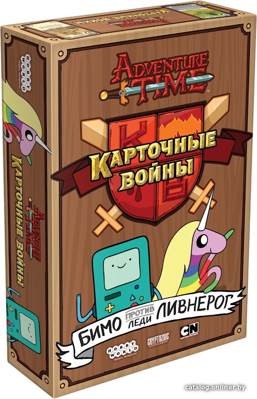 Карточная игра Мир Хобби Время приключений: Карточные войны. Бимо против леди Ливнерог