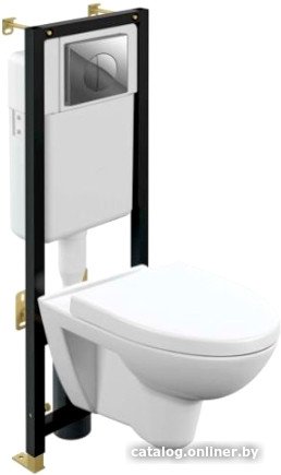 Унитаз напольный Cersanit Parva CO DPL EO+Black+Leon A64229
