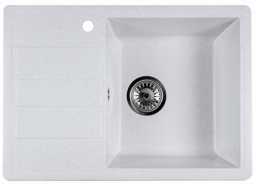 

Кухонная мойка Marblan Recta R (бежевый, с сифоном)