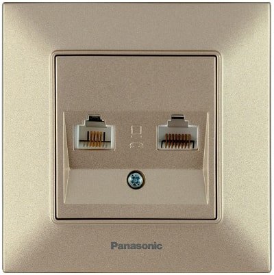 

Розетка компьютерная Panasonic Arkedia Slim WNTC04082BR-BY