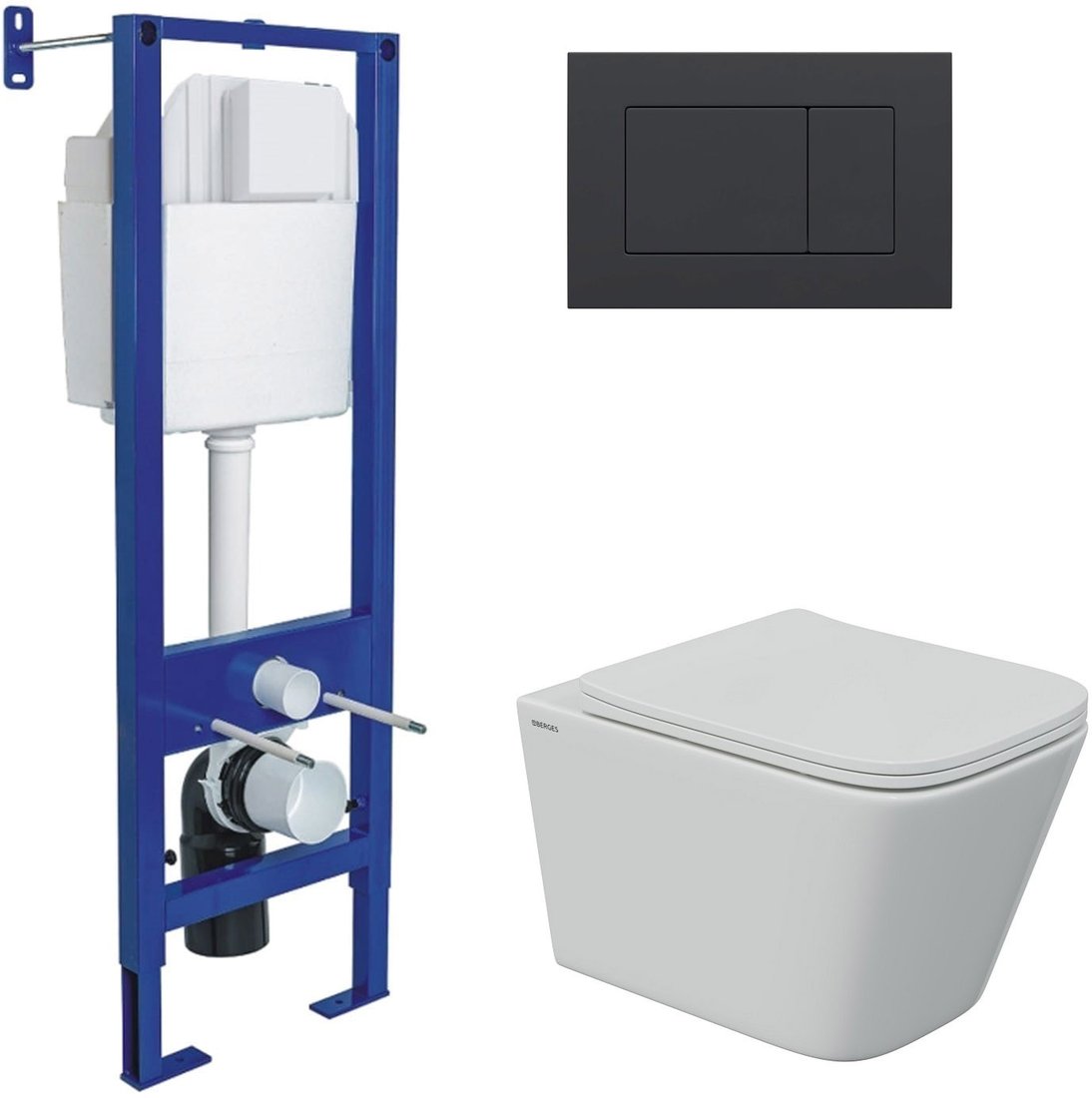 

Унитаз подвесной Berges Wasserhaus Floe 043367 (с сиденьем)