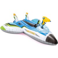 Надувной матрас Intex Самолет 57536 (голубой)