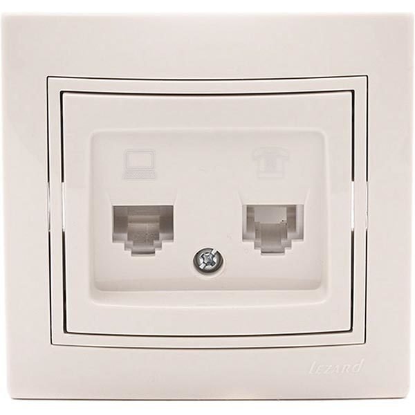 

Розетка компьютерная Lezard Mira 701-0303-143