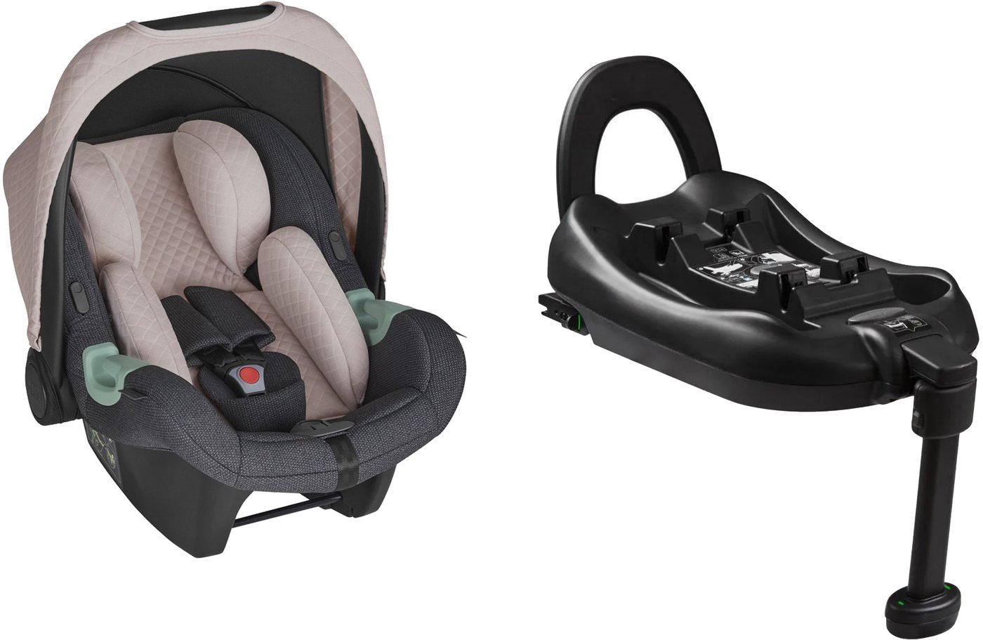 

Детское автокресло ABC Design Tulip + база (розовое золото)
