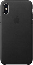 Leather Case для iPhone X Black