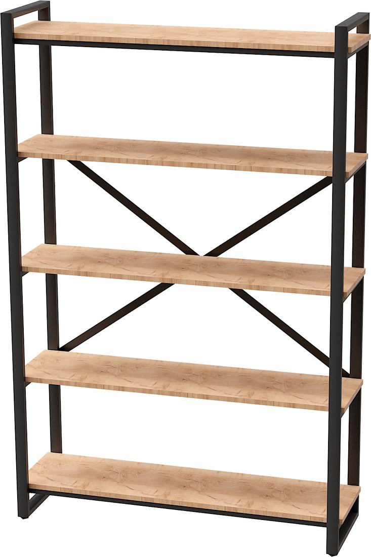 

Стеллаж Millwood Neo Loft CH-4 (дуб золотой craft/черный)