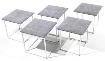 Пуфик Aledar Puffi 5в1 (avelina 9502/белый)
