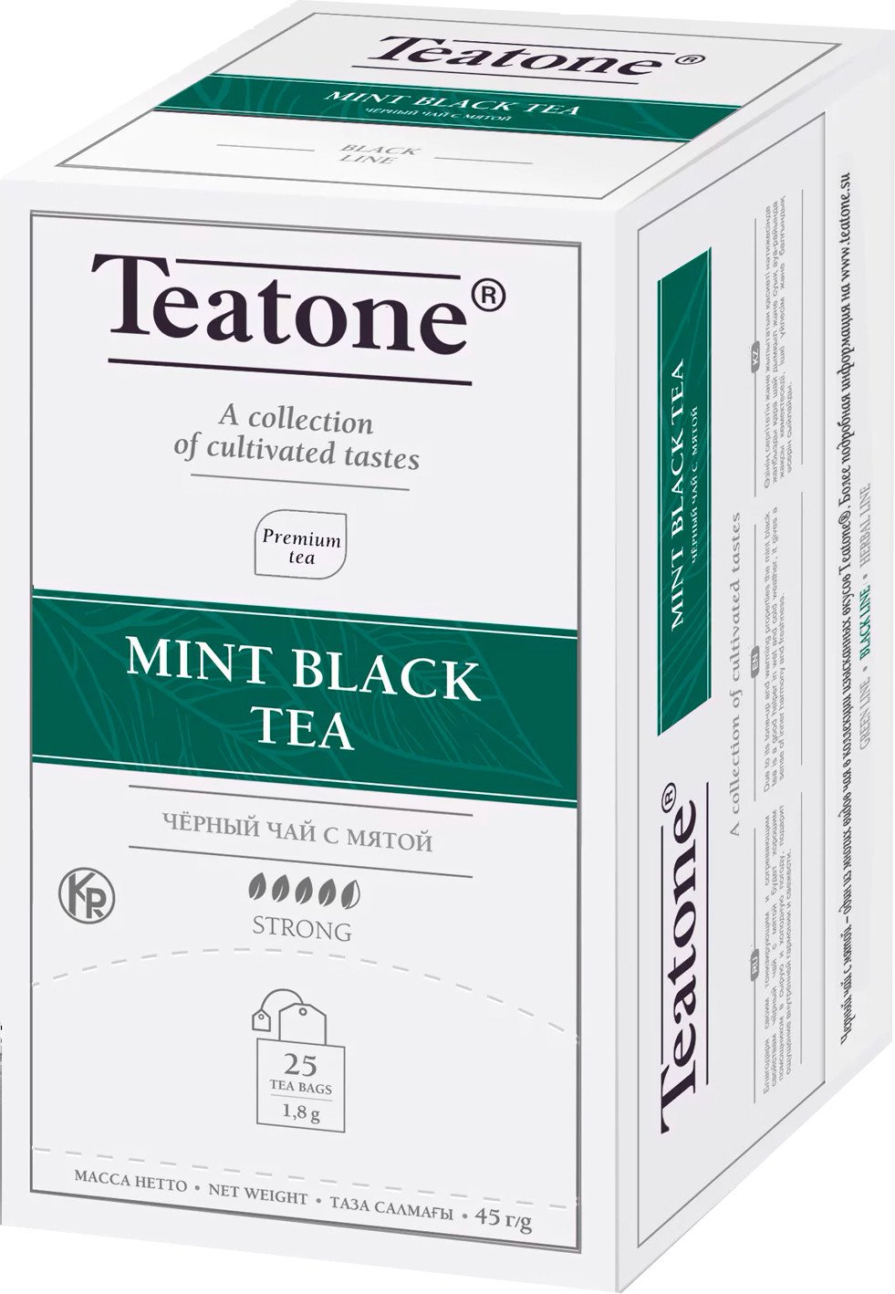 

Черный чай Teatone Mint Black Tea - Черный чай Мята 25 шт